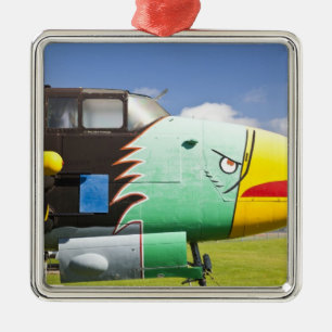 USA, Alabama, Mobile. Battleship Memorial Park, Metal Ornament
