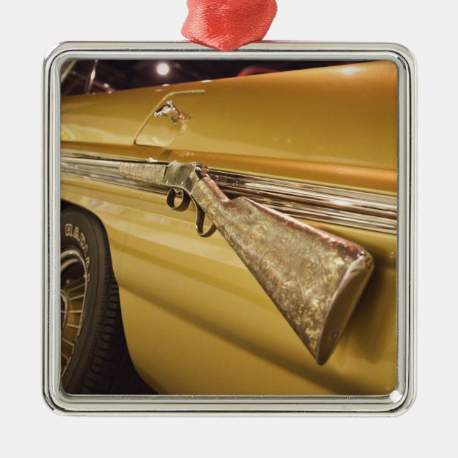 USA, Alabama, Tuscumbia. Alabama Music Hall of Metal Ornament (Front)