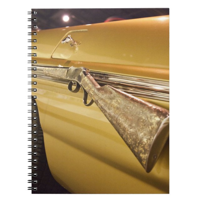 USA, Alabama, Tuscumbia. Alabama Music Hall of Notebook (Front)