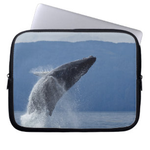 USA, Alaska, Angoon, Humpback Whale (Megaptera Laptop Sleeve