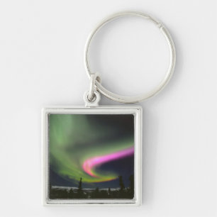 USA, Alaska, Chena Hot Springs. Aurora 2 Key Ring