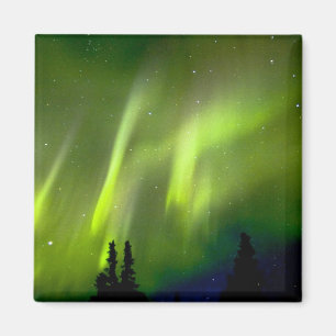 USA, Alaska, Chena Hot Springs. Aurora 3 Magnet