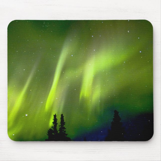 USA, Alaska, Chena Hot Springs. Aurora 3 Mouse Pad (Front)