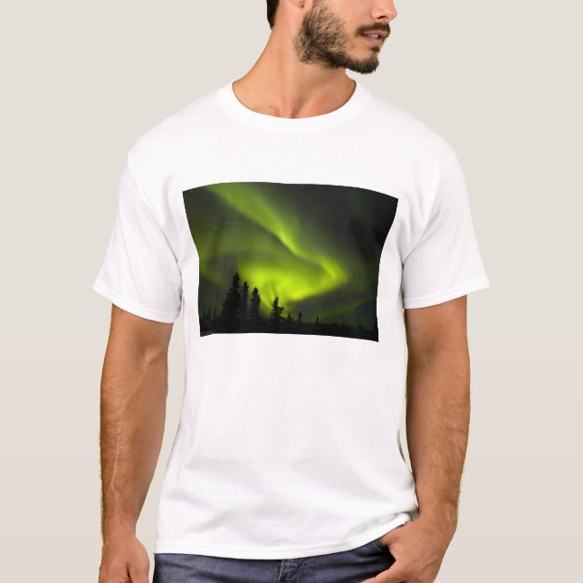USA, Alaska, Chena Hot Springs. Aurora Borealis 2 T-Shirt (Front)
