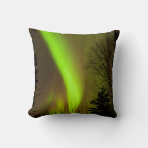 USA, Alaska, Chena Hot Springs. View Of Aurora Cushion