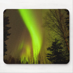 USA, Alaska, Chena Hot Springs. View Of Aurora Mouse Pad
