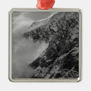 USA, Alaska, Denali National Park, Aerial view 4 Metal Ornament
