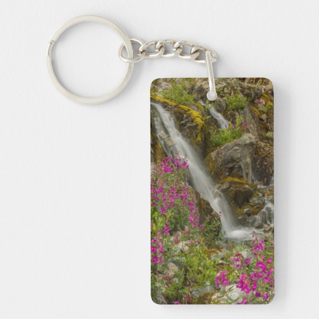 USA, Alaska, Glacier Bay National Park. Fireweed Key Ring (Front)