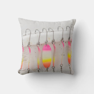 USA, Alaska, Hoonah. Commercial Salmon Fishing Cushion