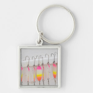 USA, Alaska, Hoonah. Commercial Salmon Fishing Key Ring