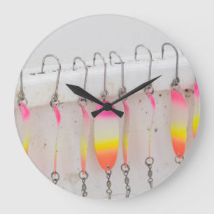 USA, Alaska, Hoonah. Commercial Salmon Fishing Large Clock