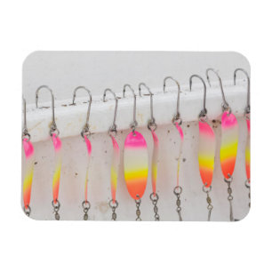 USA, Alaska, Hoonah. Commercial Salmon Fishing Magnet