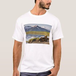 USA, Alaska, Katmai National Park, Brown Bears T-Shirt