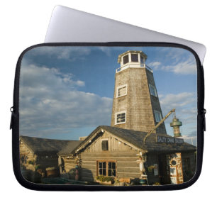 USA, ALASKA, KENAI PENINSULA, HOMER: Homer Spit Laptop Sleeve