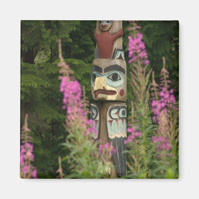 USA, Alaska, Ketchikan, Totem Bight State Magnet (Front)