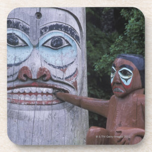 USA, Alaska, Ketchikan, Totem Heritage Centre, Coaster