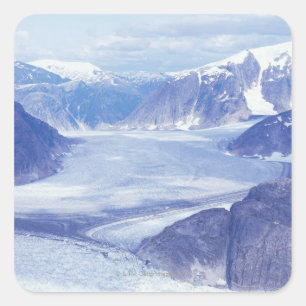 USA, Alaska, Wrangell-St Elias NP, Leconte Square Sticker