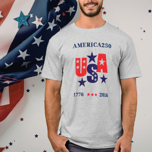 USA America250 Independence Day T-Shirt
