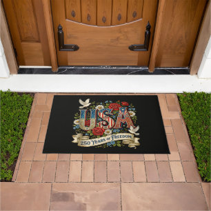 USA America 1776-2026 250 Years Freedom Doormat