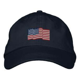 USA America Flag Stars 'n Stripes Embroidered Cap