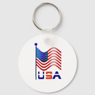 usa america key ring