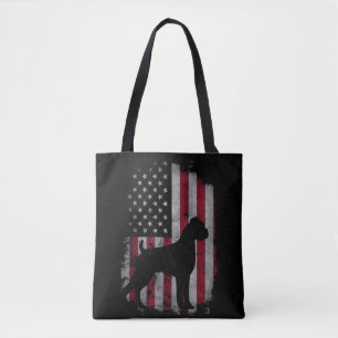 USA American Boxer Dog Animal Dog Breeder Puppy Tr Tote Bag