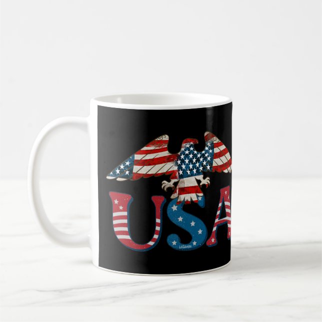 USA AMERICAN EAGLE                                 COFFEE MUG (Left)