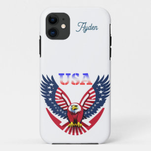 USA American Eagle Customisable iPhone 11 Case