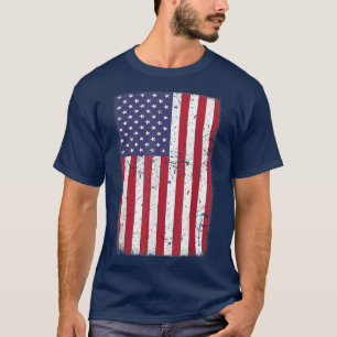 USA American Flag 4th Of July Red White Blue Star T-Shirt