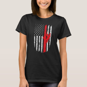 Usa American Flag Arborist 4th Of July Patriotic M T-Shirt