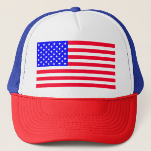 USA American Flag Art  Trucker Hat