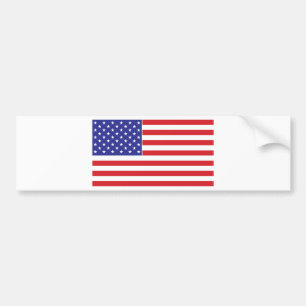 USA American Flag Bumper Sticker