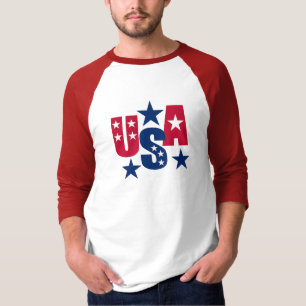 USA American Flag Colours T-Shirt