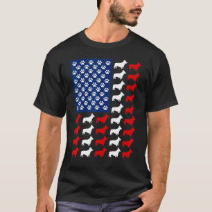 Usa American Flag Corgi Dog Owner Fourth Of July P T-Shirt