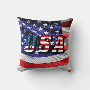 USA - American Flag Cushion