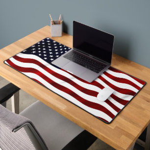 USA American Flag Desk Mat