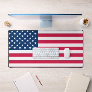 USA   American Flag  Desk Mat