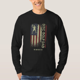 USA American Flag  Disc Golf Dad  1 T-Shirt