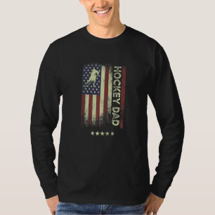 USA American Flag Hockey Dad 1 T-Shirt