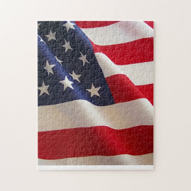 USA American Flag Jigsaw Puzzle (Vertical)