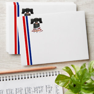 USA American Flag Liberty Bell Envelope