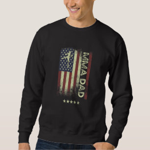 USA American Flag MMA Dad 1 Sweatshirt
