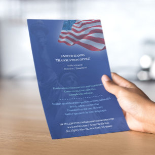 USA American Flag Patriotic Flyer Template