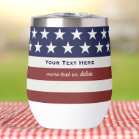 USA American Flag Patriotic July 4th Personalised