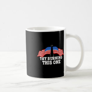 Usa American Flag Retro Music Drummer Drum Stick 4 Coffee Mug