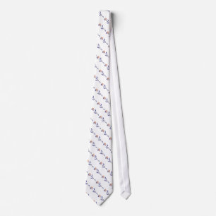 USA American Flag Rose Tie