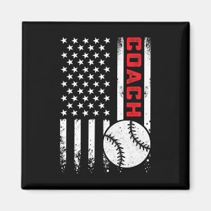 Usa American Flag Sell Coach Patriotic 4th Of July Magnet