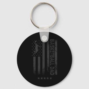 Usa American Flag - Sketll Dad Key Ring