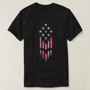 USA American Flag Stars And Eagle T-Shirt