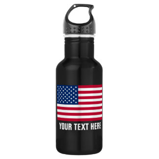 USA American Flag Stars and Stripes 532 Ml Water Bottle